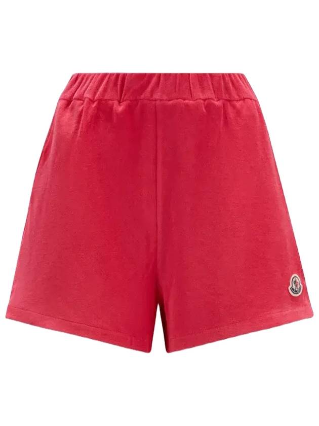 Women's Terrycloth Shorts Fuchsia - MONCLER - BALAAN 2