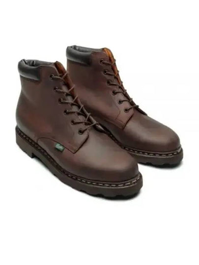 Bergerac Leather Walker Boots Brown - PARABOOT - BALAAN 2