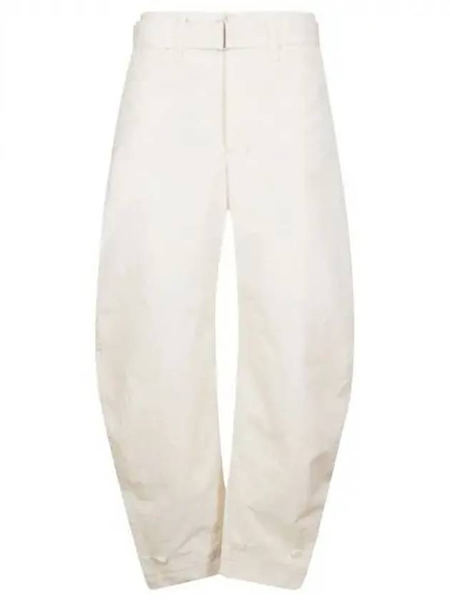 Belted tapered cotton pants - LEMAIRE - BALAAN 1