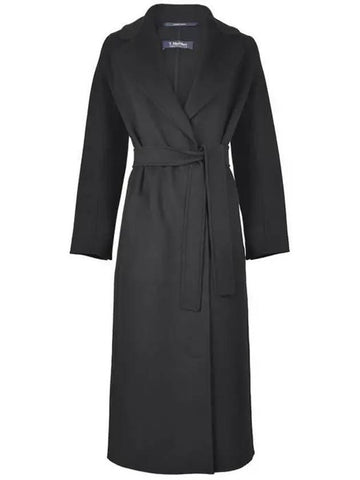 S POLDO wool coat black - MAX MARA - BALAAN.