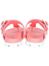 Buckle Rubber Flip Flops Pink - PRADA - BALAAN 5