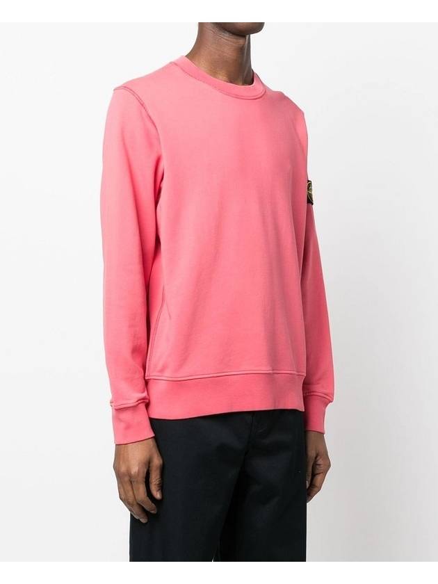 Wappen Patch Crew Neck Sweatshirt Pink - STONE ISLAND - BALAAN 4