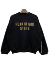 Logo Fleece Sweatshirt Black 192BT246260F - FEAR OF GOD ESSENTIALS - BALAAN 2