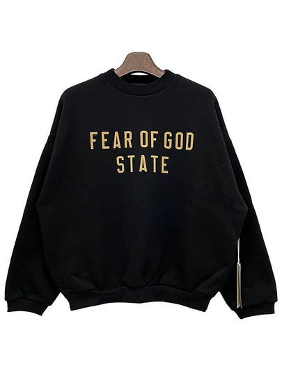 Logo Fleece Sweatshirt Black 192BT246260F - FEAR OF GOD ESSENTIALS - BALAAN 2