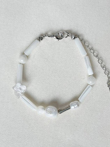 Mother of Pearl Crystal Bracelet - RUBATI - BALAAN 1