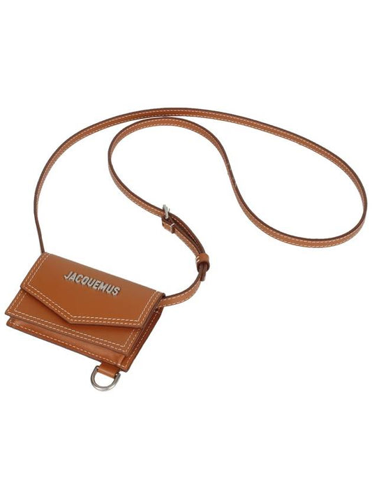 Le Porte Azur Envelope Pouch Bag Brown - JACQUEMUS - BALAAN 2