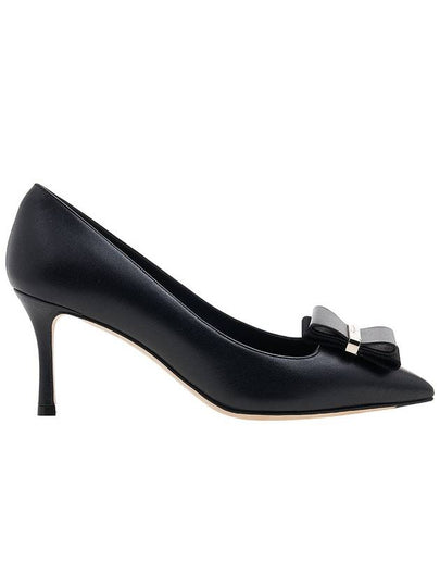 Double bow pumps WINNIE 70 NERO 0754494 - SALVATORE FERRAGAMO - BALAAN 2