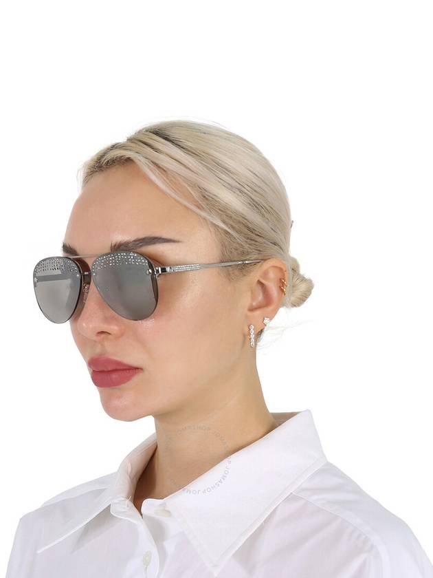 Michael Kors East Side Light Grey Mirrored Silver Pilot Ladies Sunglasses MK1135B 18896G 59 - MICHAEL KORS - BALAAN 2