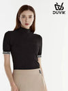 half-neck jacquard knit t-shirt DE2WTS125DG - DUVIK - BALAAN 5