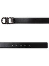 Double Gancini Reversible Leather Belt Black Auburn - SALVATORE FERRAGAMO - BALAAN 2