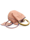 SCMPU09T15 Pink Calfskin Gold Top Handle PANNIER Bucket Bag 2WAY - MARNI - BALAAN 3