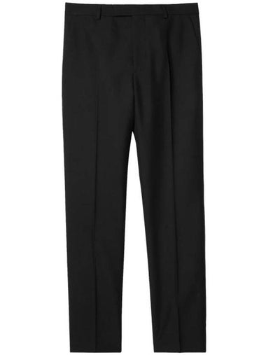 Wool Blend Straight Pants Black - GUCCI - BALAAN 1