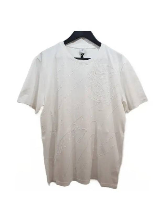 R22JRS75 001 000 Scritto embroidered short sleeve tshirt - BERLUTI - BALAAN 1