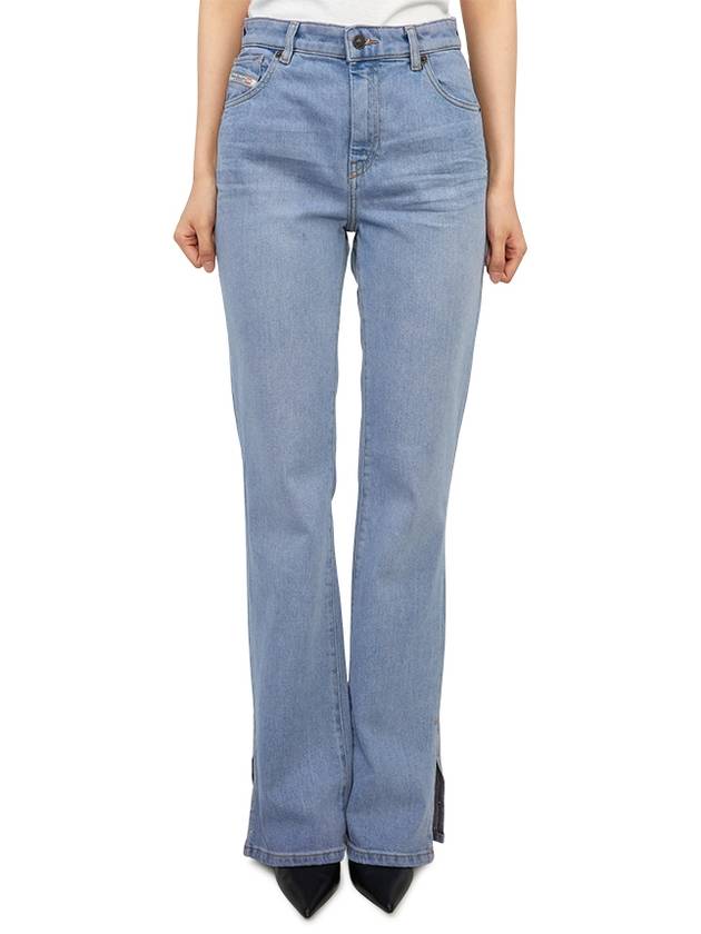 Denim Straight Pants Light Blue - DIESEL - BALAAN 4