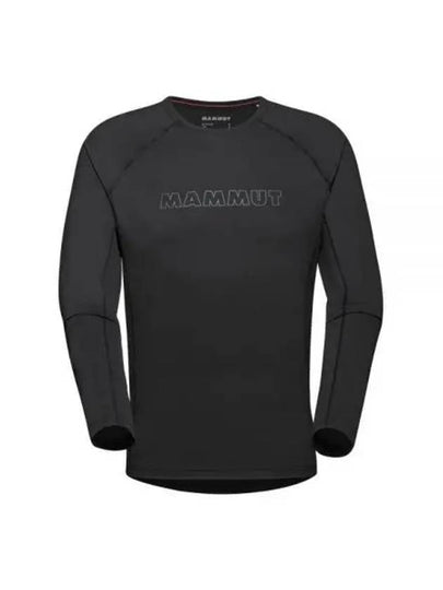 Selun FL Logo Long Sleeve T-shirt Black - MAMMUT - BALAAN 2