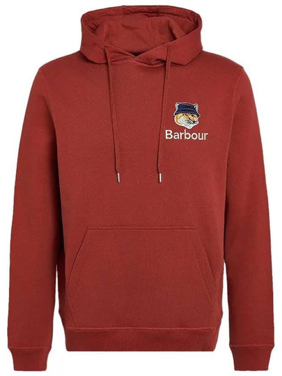 Fox Head Logo Hoodie Organge - BARBOUR - BALAAN 2