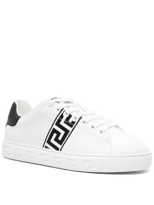 Medusa Greca Back Logo Low Top Sneakers White - VERSACE - BALAAN 3