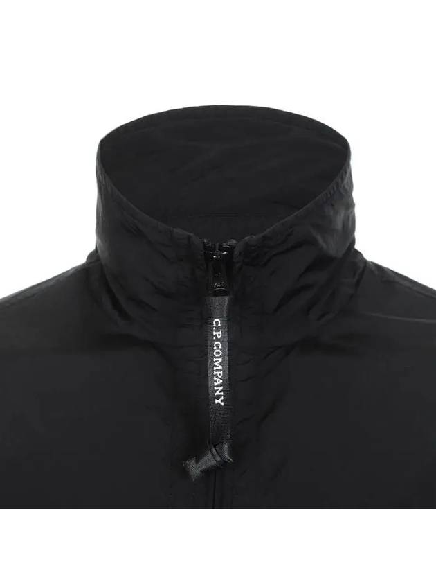 Chrome R Lens Wappen Overshirt Zip-Up Jacket Black - CP COMPANY - BALAAN 4