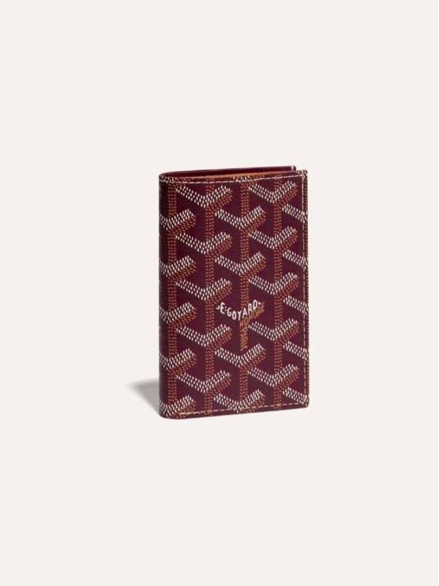 Saint Pierre bifold card wallet burgundy - GOYARD - BALAAN 2