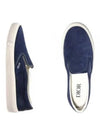 B101 Suede Smooth Calfskin Slip On Sneakers Navy - DIOR - BALAAN 2