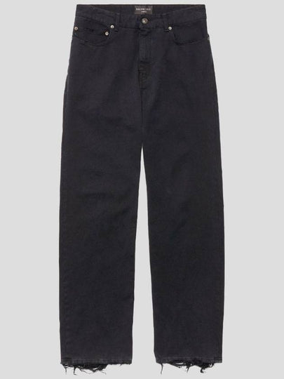 Medium Fit Straight Jeans Black - BALENCIAGA - BALAAN 2