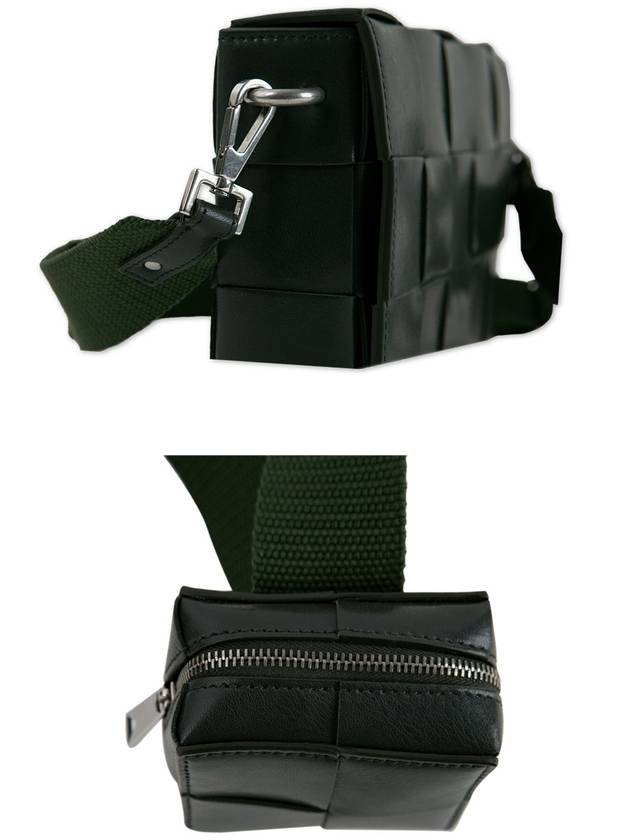 Cassette Versatile Strap Cross Bag Dark Green - BOTTEGA VENETA - BALAAN 5