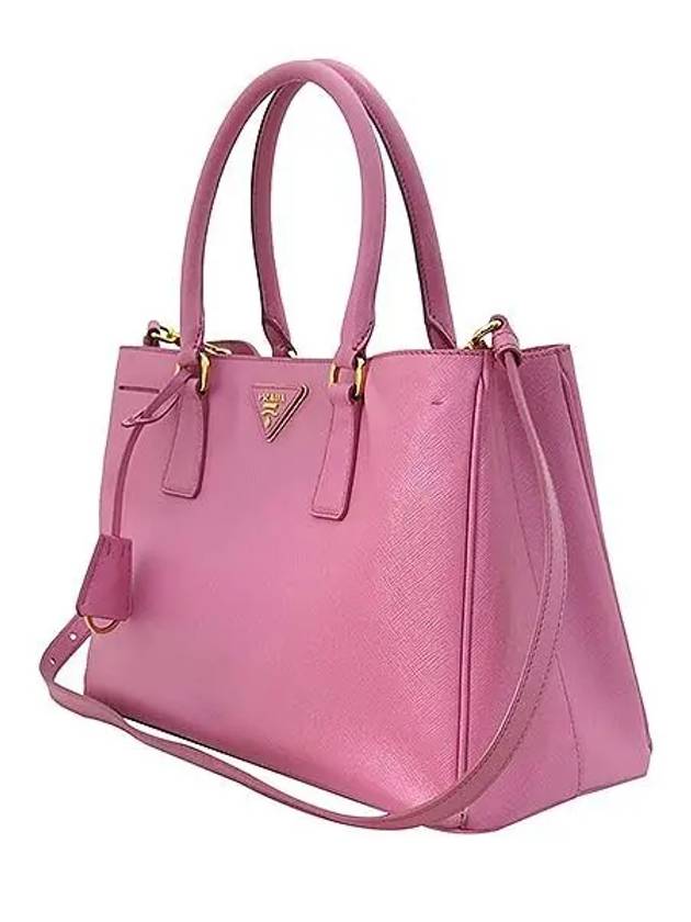 BN1874 Pink Color Saffiano Lux Tote Bag Shoulder Strap - PRADA - BALAAN 3