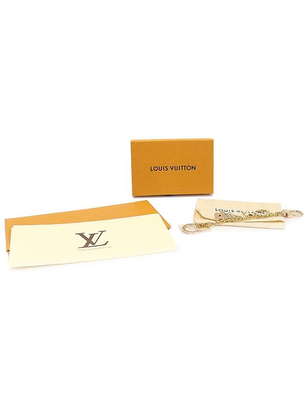 M65111 Fleur de Monogram Chain Key Holder Bag Charm - LOUIS VUITTON - BALAAN 2