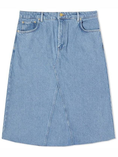 Heavy Denim Midi Skirt J1289 564 B0110820840 - GANNI - BALAAN 2