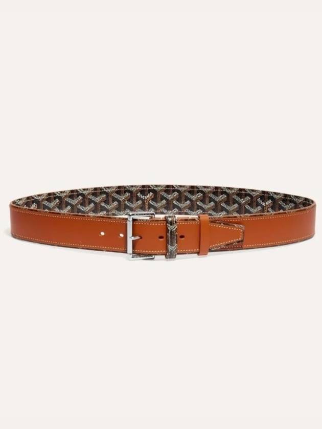 Men s Florida Belt Black Tan - GOYARD - BALAAN 1