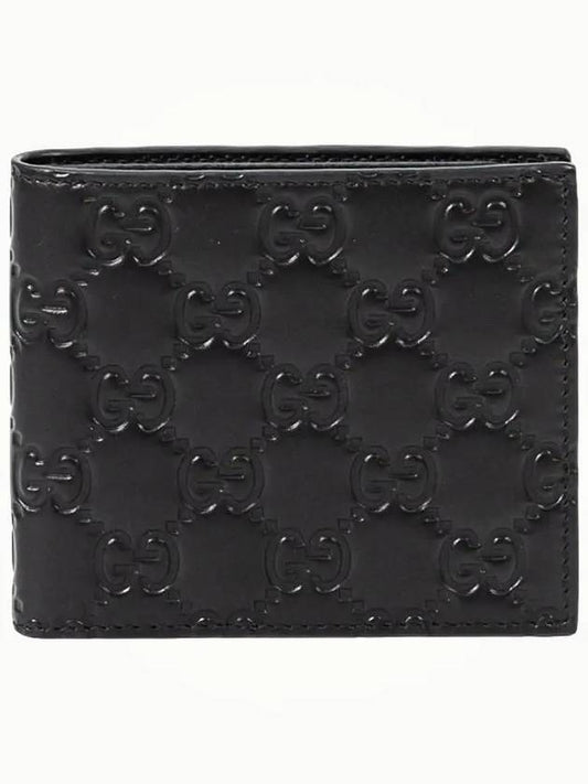 Signature Micro Cima Half Wallet Black - GUCCI - BALAAN 1