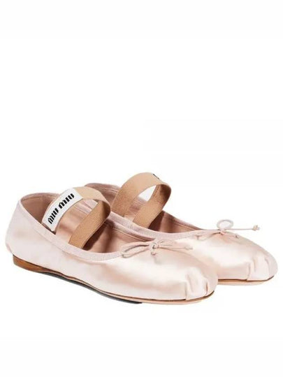 Satin Ballerinas Pink - MIU MIU - BALAAN 2