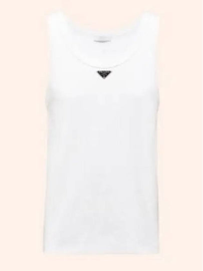 Cotton Sleeveless White - PRADA - BALAAN 2