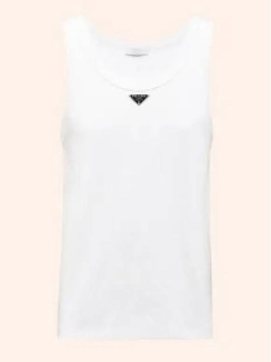 cotton tank top UJT109 11ZM F0009 S 222 - PRADA - BALAAN 2