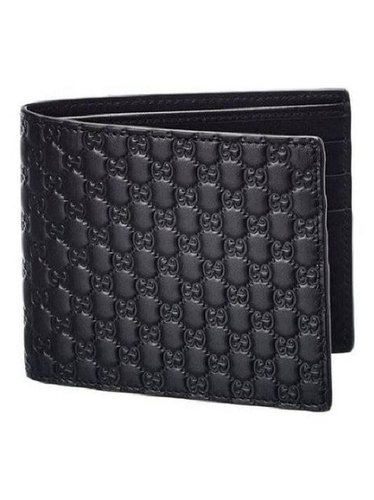 Micro GG Ssima Bifold Wallet Black - GUCCI - BALAAN 2