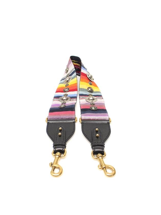 Women s Dior Christian Multicolor Embroidered Medallion Bohemian Rainbow Shoulder Strap gt Gangbuk used luxury goods - DIOR - BALAAN 5