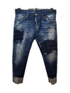 Men's Dark Patch Washed Sailor Jeans Blue - DSQUARED2 - BALAAN 2