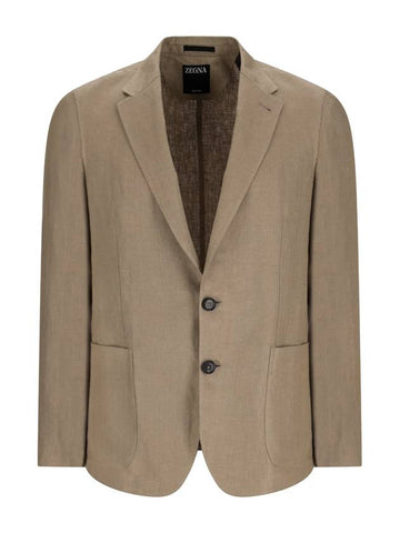 SINGLE-BREASTED OASIS JACKET - ERMENEGILDO ZEGNA - BALAAN 1