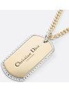 Chain Logo Necklaces Gold - DIOR - BALAAN 4