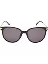 Eyewear Square Sunglasses Grey Black - CALVIN KLEIN - BALAAN 1