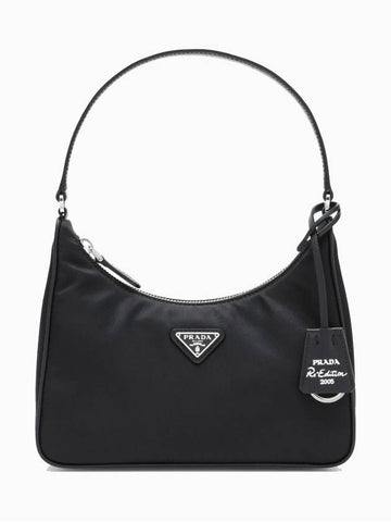 Tesuto Re Edition Saffiano Trim Hobo Bag 1NE204 - PRADA - BALAAN 1