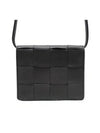 Intrecciato Small Cassette Cross Bag Black - BOTTEGA VENETA - BALAAN 2