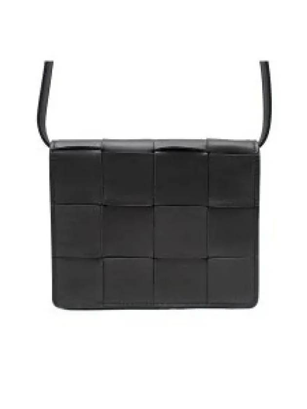 Intrecciato Small Cassette Cross Bag Black - BOTTEGA VENETA - BALAAN 2