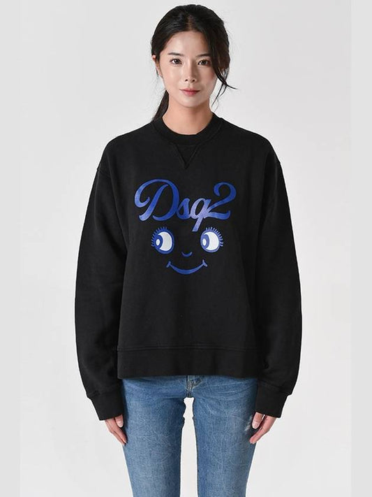 Smile Cool Sweatshirt Black - DSQUARED2 - BALAAN 2