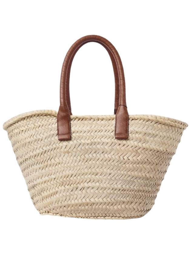 Marcie Raffia Medium Tote Bag Beige - CHLOE - BALAAN 3