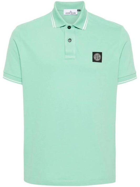 Pique Polo Shirt 80152SC18 - STONE ISLAND - BALAAN 1