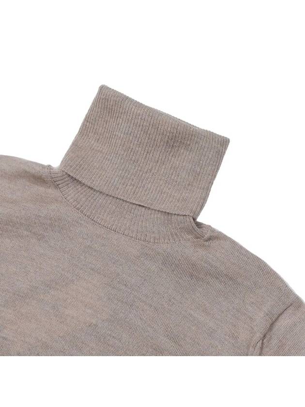 De Coeur Wool Turtleneck Beige - AMI - BALAAN 4