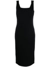 Women's Onagro Knit Midi Dress Black - MAX MARA - BALAAN 1