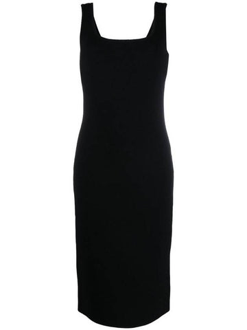 Women's Onagro Knit Midi Dress Black - MAX MARA - BALAAN.