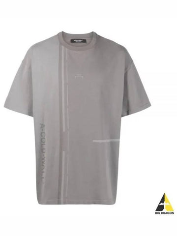 A COLD WALL VECTOR T SHIRT ACWMTS107 MIDGR - A-COLD-WALL - BALAAN 1